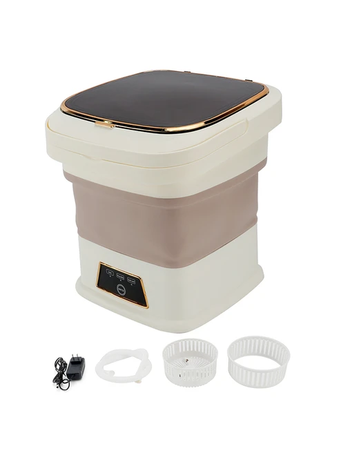 13L Portable Washing Machine Mini Washer Foldable Washer For Underwear Family