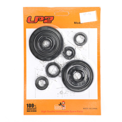 10pcs Engine Oil Seal Kit Set for Honda CRF250R 2004-2009 CRF250X 2004-2017