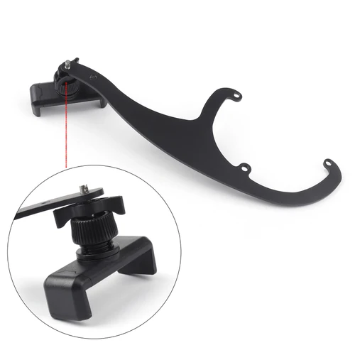 360°Rotation Car Phone Mount Cradle Holder Stand For Mini Cooper R60 R61 Gray