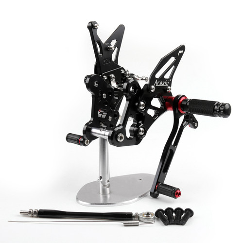 Full Rearsets Foot pegs Rear set For 11-16 SUZUKI GSR750 GSXS750 GSX-S750 Black