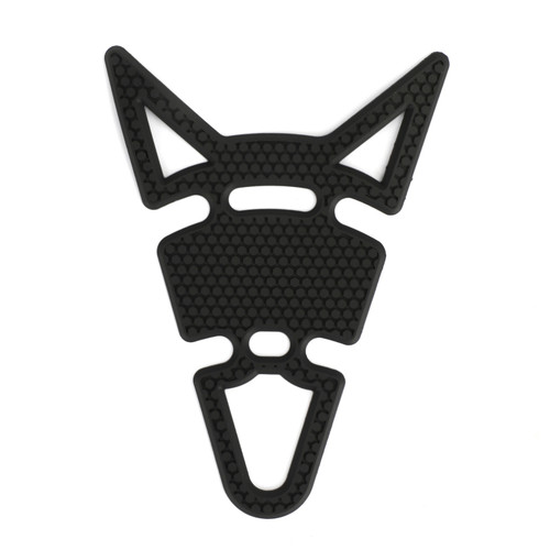 Motorbike Rubber Tank Pad Protector Motorcycle 3D "Cat ears" Look Spine Pad