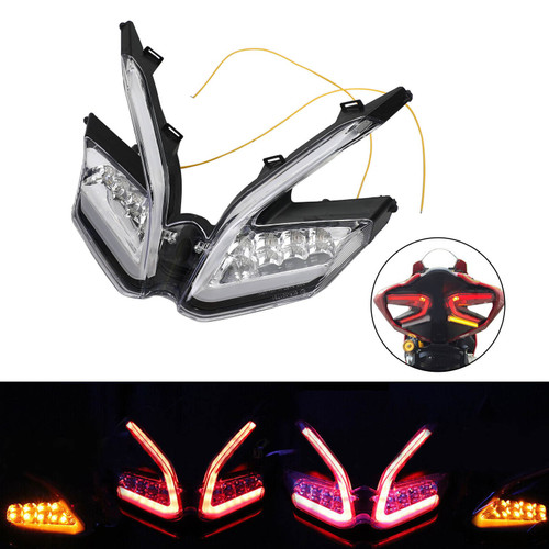 LED Integrated Tail Light Turn Signals For Ducati 959 899 1299 1199 Panigale Clear