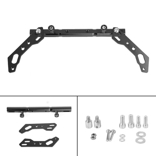 Cross Bar Adjustable Handlebar Balance Lever Universal Black For Motorcycle