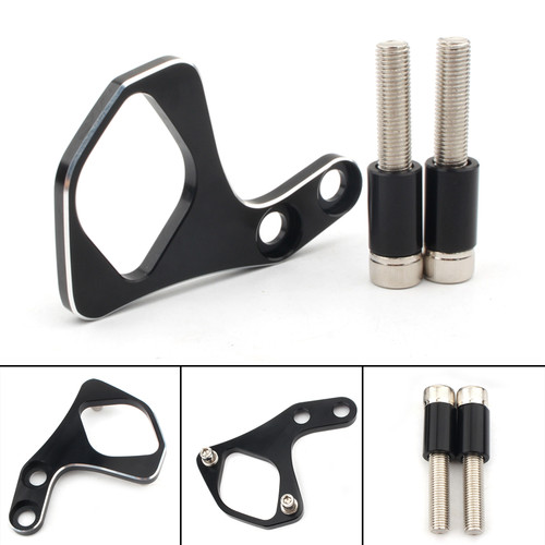 Ignition Key Relocation Bracket Black B For Tr Bonneville Scrambler T100 01-15