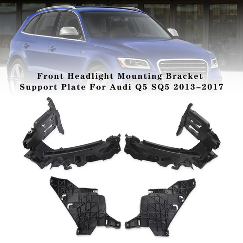 Front Headlight Mounting Bracket Support Plate For Audi Q5 SQ5 2013-2017