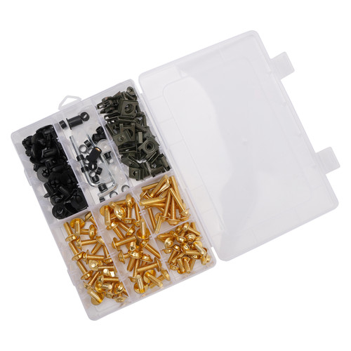Fairing Bolts Screws Bodywork Kit For Yamaha YZF R6 R1 R3 R25 FZ07 FZ09 Gold