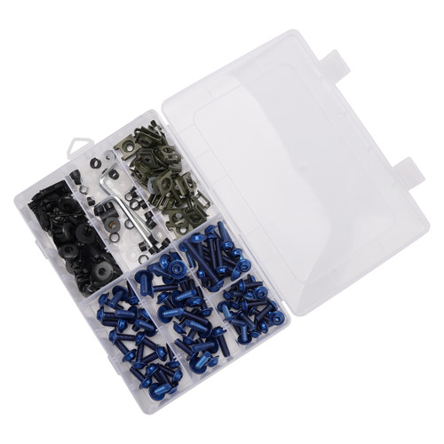 Fairing Bolts Screws Bodywork Kit For Yamaha YZF R6 R1 R3 R25 FZ07 FZ09 Blue