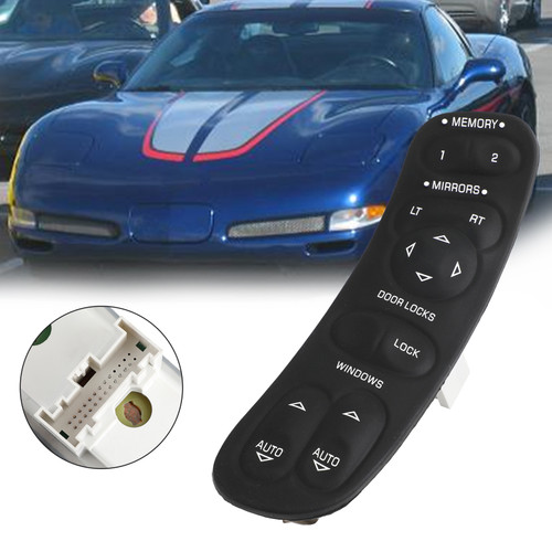 Master Power Window Door Switch 19209381 10092804 for Chevy Corvette C5 1997-2004