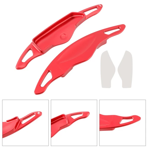 Steering Wheel Paddle Shifter Extension For Hyundai Tucson Aluminium Red