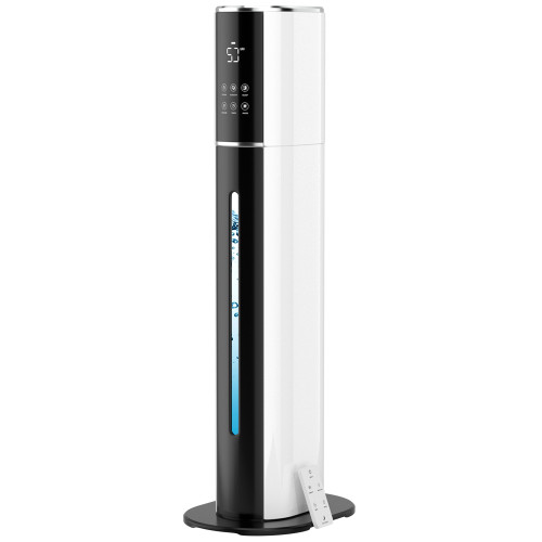 2.4gal/9L Bedroom Silent Humidifier Suitable for Large Room, 3-Speed Ultrasonic Cool Mist Humidifier, Purification and filtration function, Built-in UV lamp ，Suitable for Indoor Pet Friendly, Babies Friendly Plant Friendly