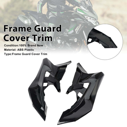 Frame Guard Side Cover Fairing For Kawasaki Versys 1000 2019-2024 Black