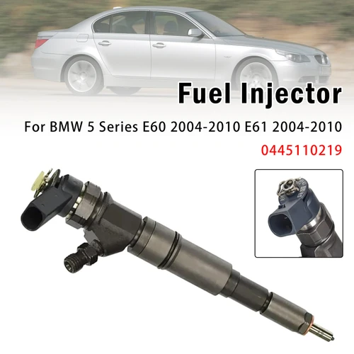 1Pcs Fuel Injector For BMW 5 Series E60 2004-2010 E61 2004-2010 0445110219