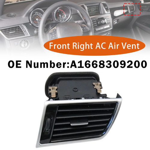 Front Right Air Vent A1668309200 For Mercedes Benz GLE C292 W166