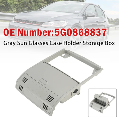 Sun Glasses Case Holder Box 5G0868837 For VW Golf MK7/MK7.5 2013-2020