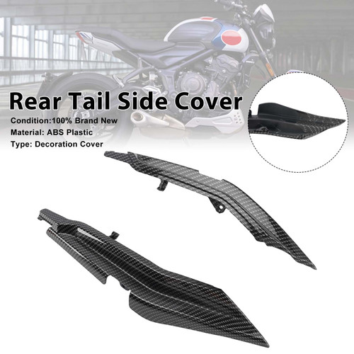 Rear Seat Side Cowl Cover Fairing For Trident 660 2022-2025 Carbon