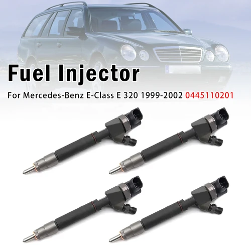 4Pcs Fuel Injector For Mercedes-Benz E-Class E 320 1999-2002 0445110201