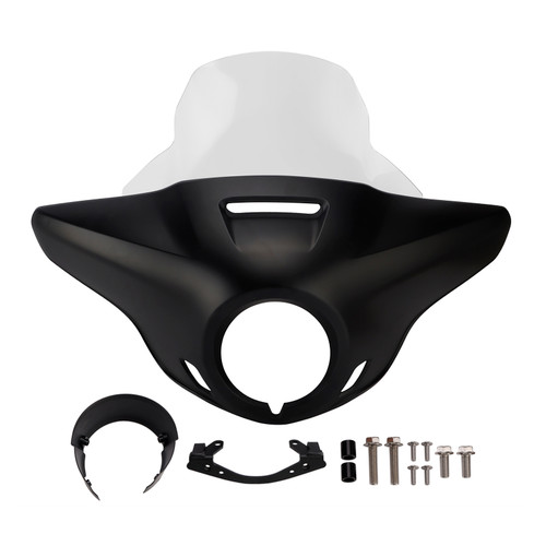 Windshield Headlight Fairing fit for CMX1100 Rebel 21-24 Matt Black+Clear