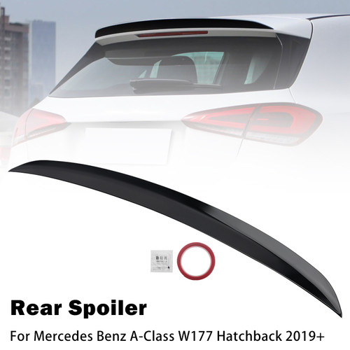 Gloss Black Rear Boot Spoiler For Mercedes Benz A?Class W177 Hatchback 2019+