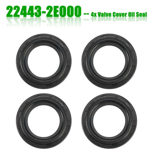 4x 22443-2E000 Valve Cover Oil Seal for Hyundai Genesis 2011-2026
