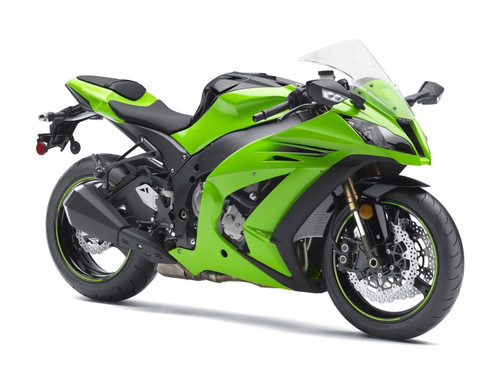 Amotopart Fairings Plastics Kawasaki ZX10R Ninja Green Racing (2011-2015)