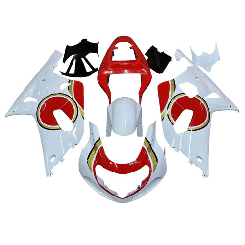 Amotopart Fairings Suzuki GSXR 750 White Red Lucky Strike Racing  (2001-2003)