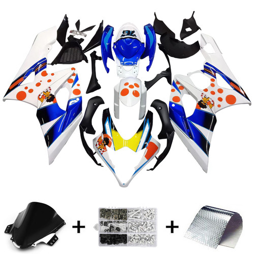 Amotopart Fairings Suzuki GSXR 1000 Multi-Color pepephone Racing  (2005-2006)