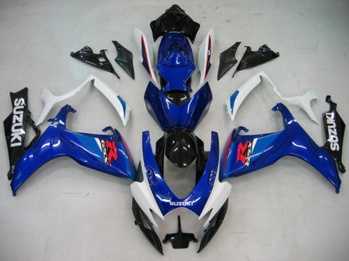 Fairings Suzuki GSXR 600 750 Blue & White GSXR Racing  (2006-2007)