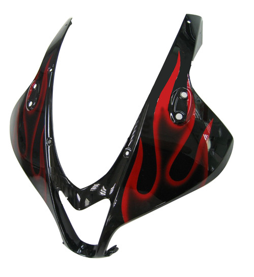 Amotopart Fairings Honda CBR 600 RR Black & Red Flame Racing (2009-2012)