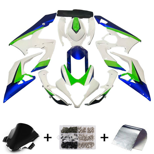 Amotopart Fairings Suzuki GSXR 1000 Multi-Color Crescent Racing  (2005-2006)