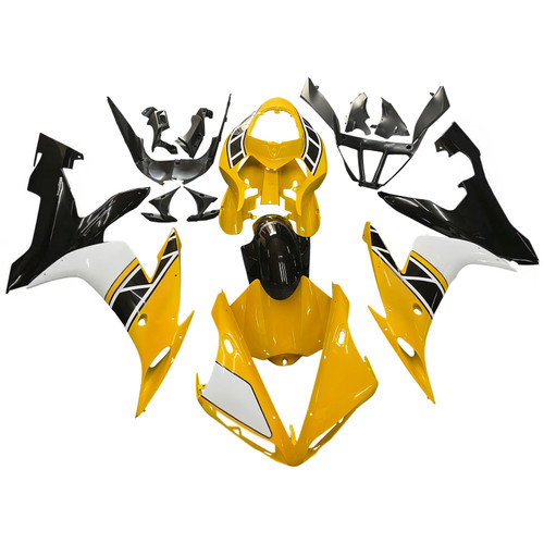 Amotopart Fairings Yamaha YZF-R1 Yellow Black Motul Racing (2004-2006)