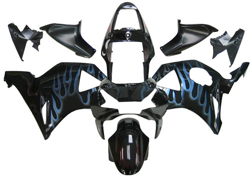 Fairings Honda CBR 954 RR Black & Blue Flame Racing (2002-2003)