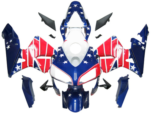 Amotopart Fairings Honda CBR 600 RR USA Flag Castrol Racing (2003-2004)
