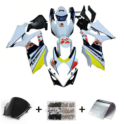Amotopart Fairings Suzuki GSXR 1000 Multi-Color pepephone Racing  (2007-2008)