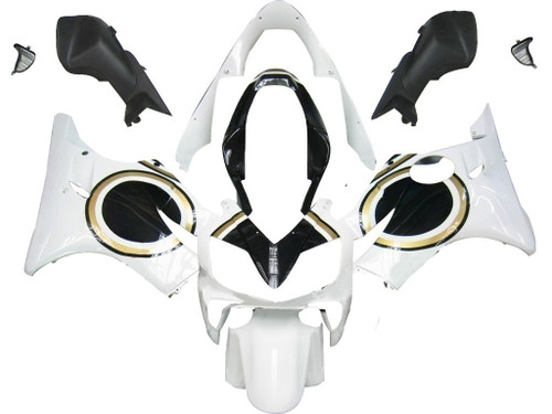 Amotopart Fairings Honda CBR 600 F4i White Lucky Strike Racing (2004-2007)