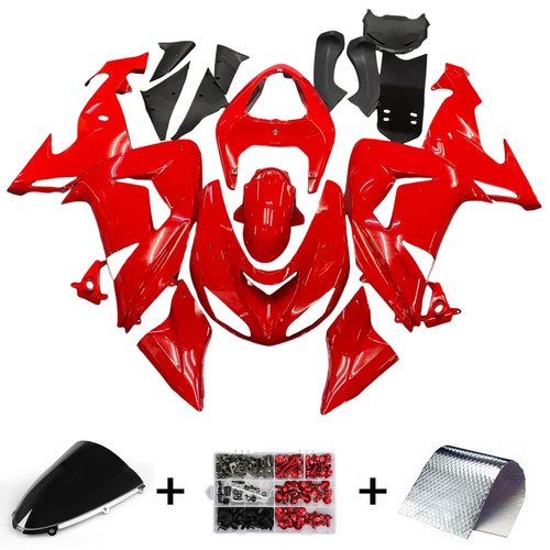 Amotopart Fairings Kawasaki ZX 10R Red Ninja Racing (2006-2007)