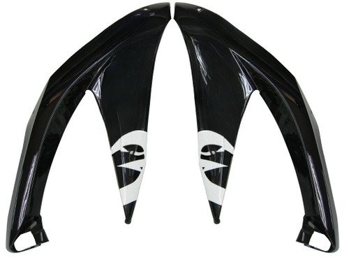 Amotopart Fairings Suzuki GSXR 600 750 Black Red Relentless Racing  (2008-2010)