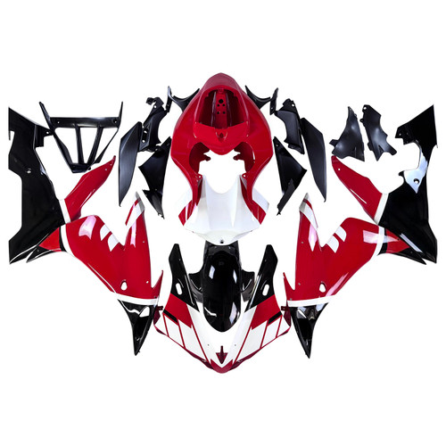 Amotopart Fairings Yamaha YZF-R1 Red Black Santander  Racing (2004-2006)