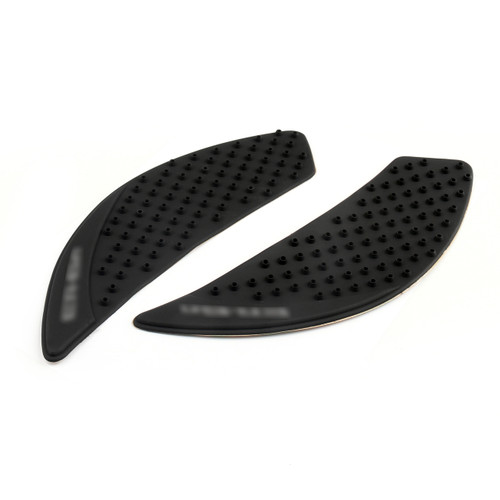 Tank Traction Pad Side Gas Knee Grip Protector 3M Kawasaki ER6N (2006-2012) Black