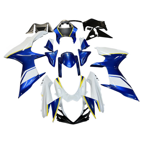 Amotopart Fairings Plastics Suzuki GSXR600 GSXR750 K11 Blue White Dunlop Racing (2011-2022)