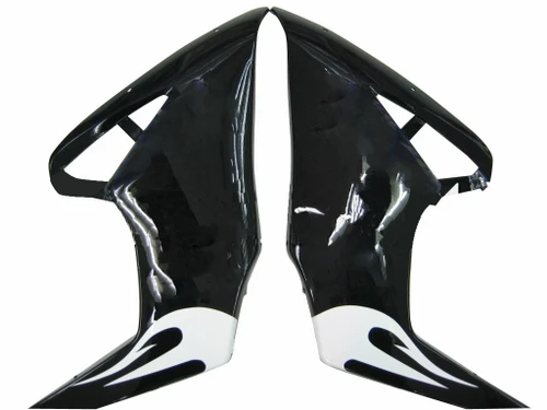 Amotopart Fairings Suzuki GSXR 1000 Black White Suzuki GSXR Racing  (2005-2006)