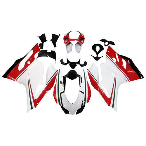 Amotopart Fairings Ducati 1199 Panigale Red White 1199 Racing (2012-2014)