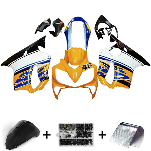 Amotopart Fairings Honda CBR 600 F4i Multi-Color No.46 Azzurro Racing (2004-2007)