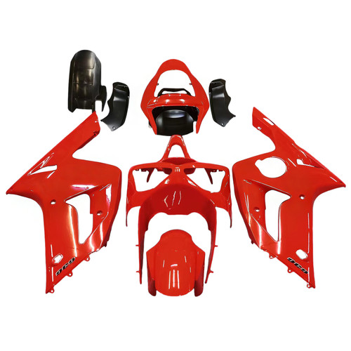 Amotopart Fairings Kawasaki ZX6R 636 Red Ninja Racing  (2003-2004)