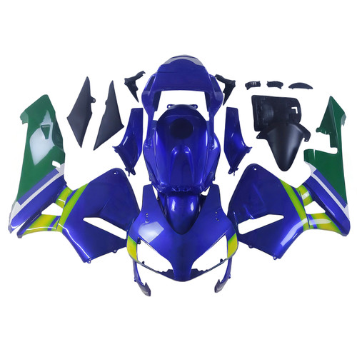 Amotopart Fairings Honda CBR 600 RR Blue & Green Movistar Racing (2003-2004)