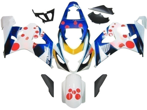 Amotopart Fairings Suzuki GSXR 600 750 Multi-Color pepephone Racing  (2004-2005)