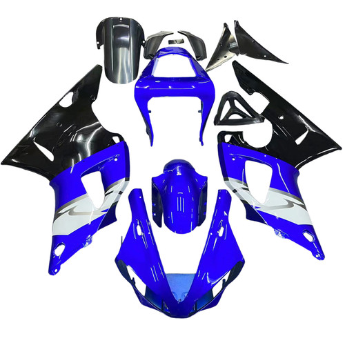 Amotopart Fairings Yamaha YZF-R1 Blue Black R1  Racing (2000-2001)