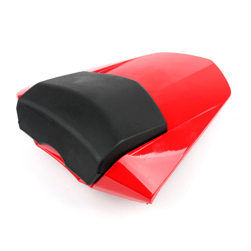 Custom Rear Seat Cover For 2007-2008 Yamaha YZF-R1 – Black/Red Vinyl