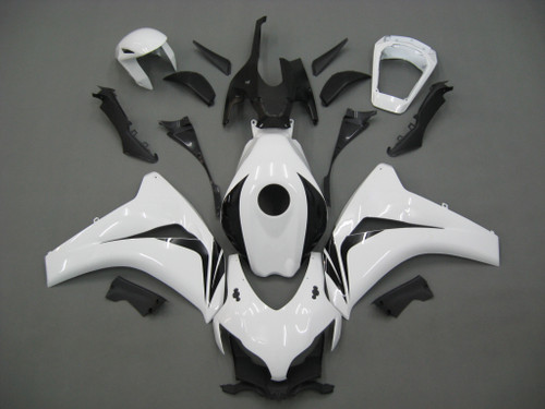 Amotopart Fairings 2008-2011 Honda CBR1000RR White & Black CBR Racing