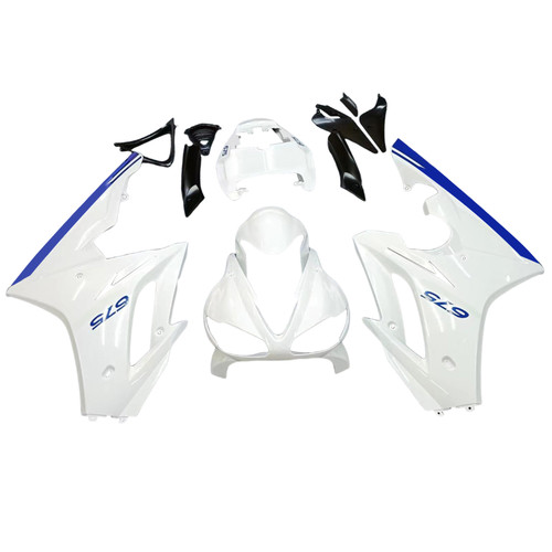 Amotopart Fairings Triumph Daytona 675 White Blue Daytona Racing (2009-2012)
