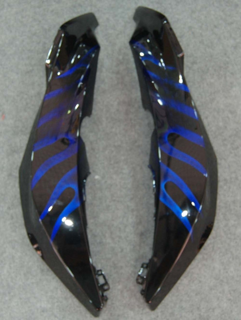 Amotopart Fairings Honda CBR 600 RR Black & Blue Flame Racing (2007-2008)